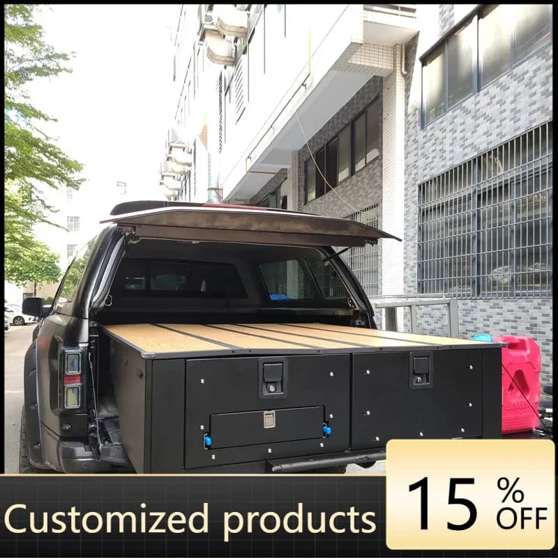 ThrustWorks OEM Custom Pickup Cargo Drawer Aluminum Truck Box Heavy Sliding Tray Le Storage System Rear Bucke Factory