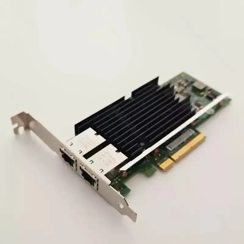 X540-T2 X540T2G1P5 PCIe x8 Dual RJ45 10Gbps Ethernet NIC Functional 10GbE Copper Network Adapter For NAS Desktop & Server Host