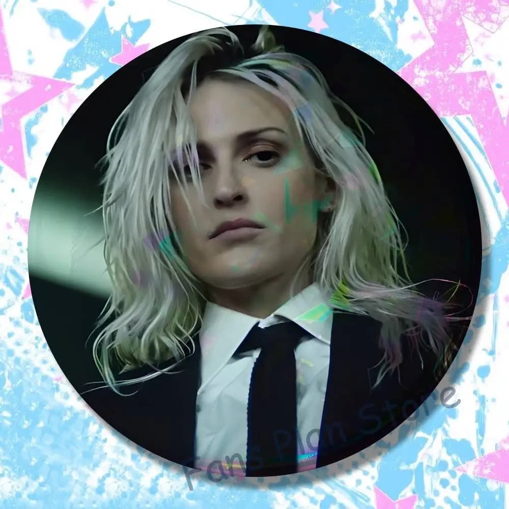E-Emily Armstrong Guitarist Badges Creative Tinplate Button Pins Brooch Creative Quotes Badge Clothes Backpack Jewelry Gift