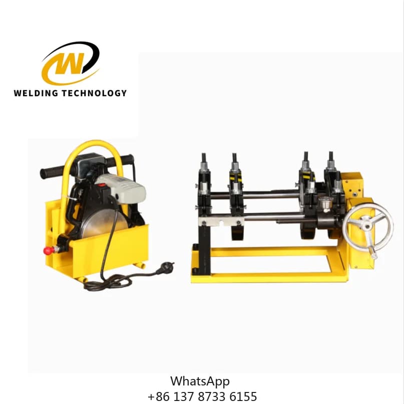40-160mm WD160MZ4 Manual Butt Fusion Welding Machine Screw Type Welding Machine 220V 2-year Warranty For PE,PP,PPR,PVDF Pipes