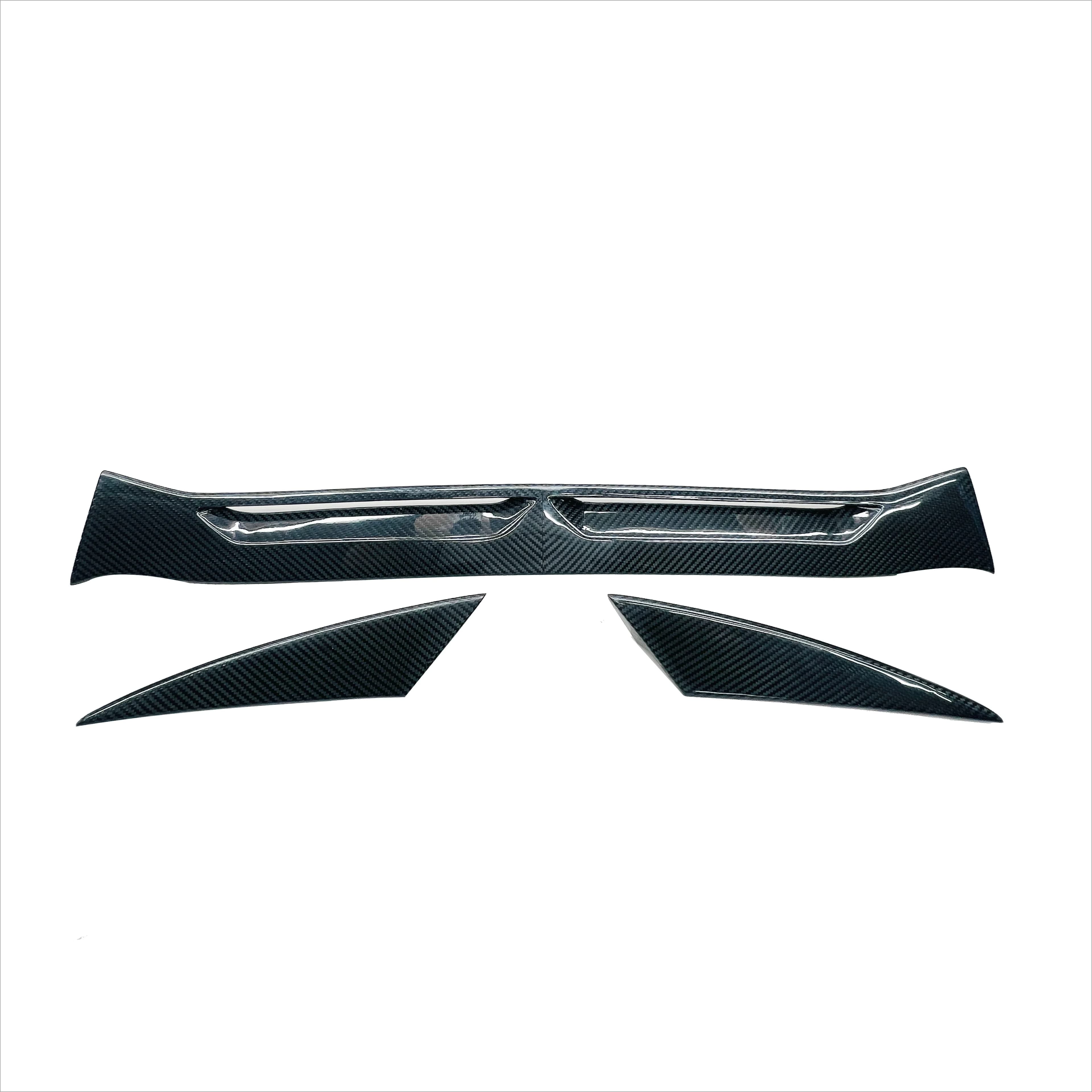 Car Rear Trunk Wing Spoiler Body Kits Carbon Fiber Trunk Ducktail Spoiler