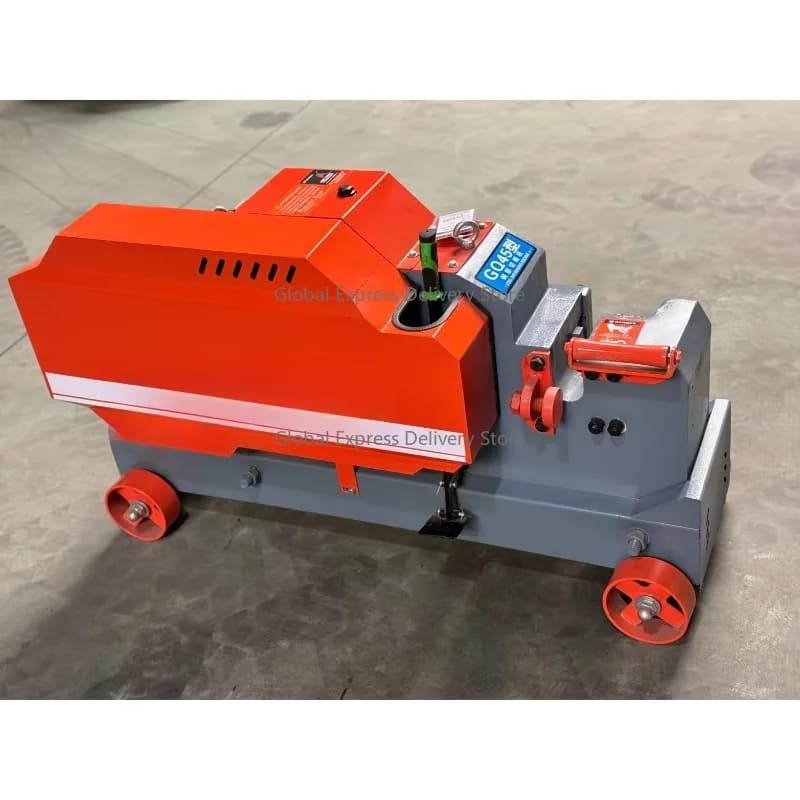 Semiautomatic Hydraulic Rebar Cutter | Fuel-Powered Metal Shearing Machine with Motor & Engine Core Components