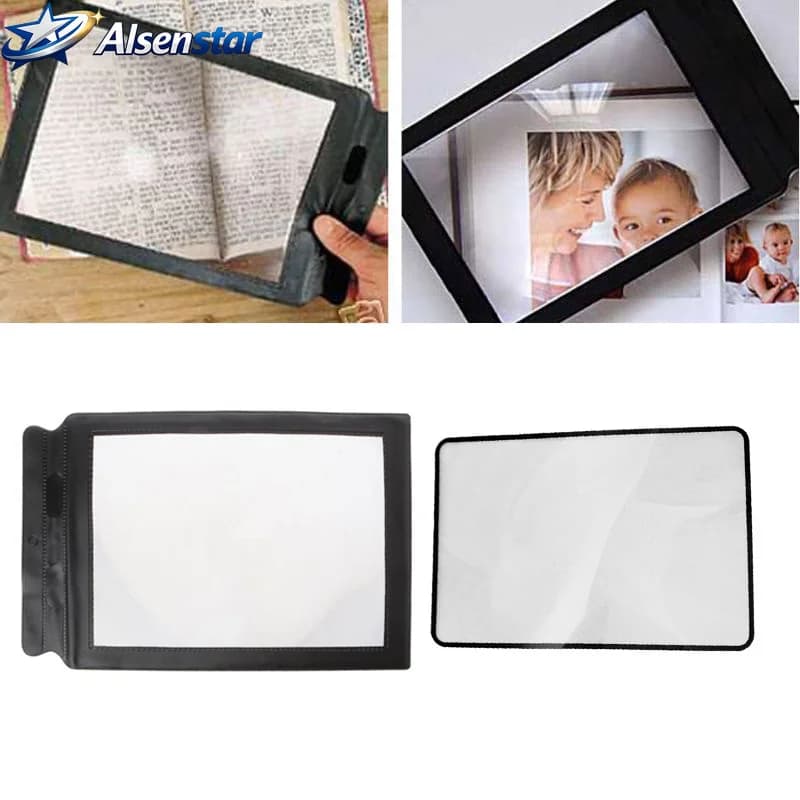 Magnifying Glass Page Reading Glass Magnifying Glass 3x A4/A5 Full Page