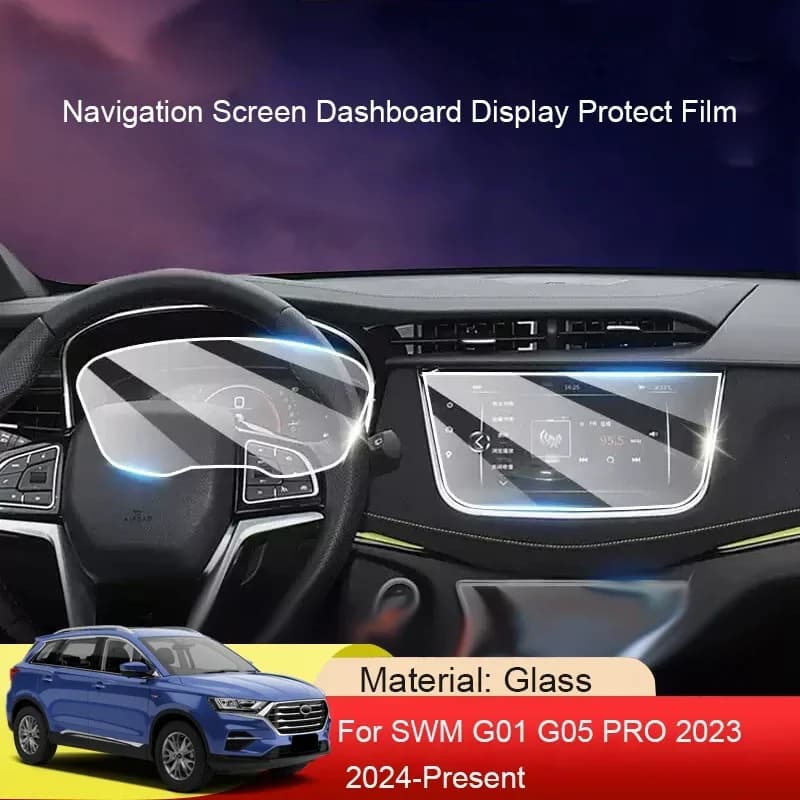 For SWM G01 G05 PRO 2023 2024-Present Car GPS Navigation Screen Protect Tempered Film Dashboard Display TPU Sticker Accessory