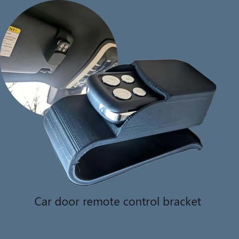 Universal Car Sun Visor 4-Button Garage Door Remote Control Holder Clip Neat Storage Remote Bracket Organizer