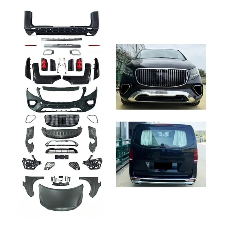 High Quality Bolt-On Cutting Version Facelift Body Kit Fit for 2006-2015 Front Rear Bumper Upgrade 1 Year Warranty Auto
