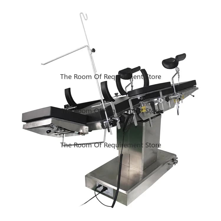 Comprehensive Stainless Steel Three-Control Electric Operating Table Surgical Room Bed