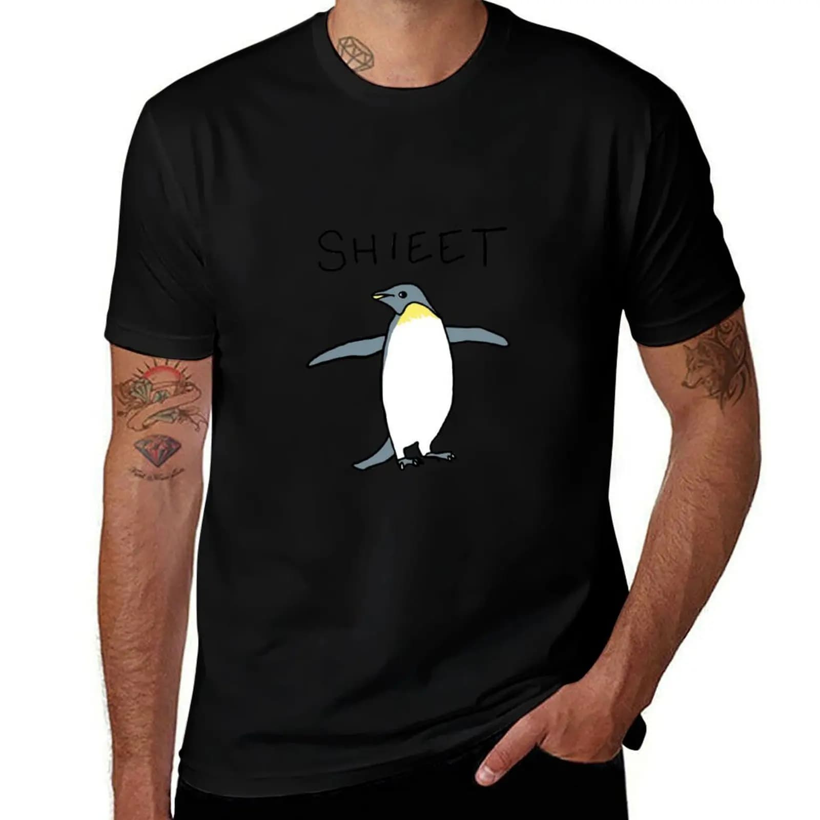 Penguin Shieet T-Shirt t shirts for man slim fit T-Shirt