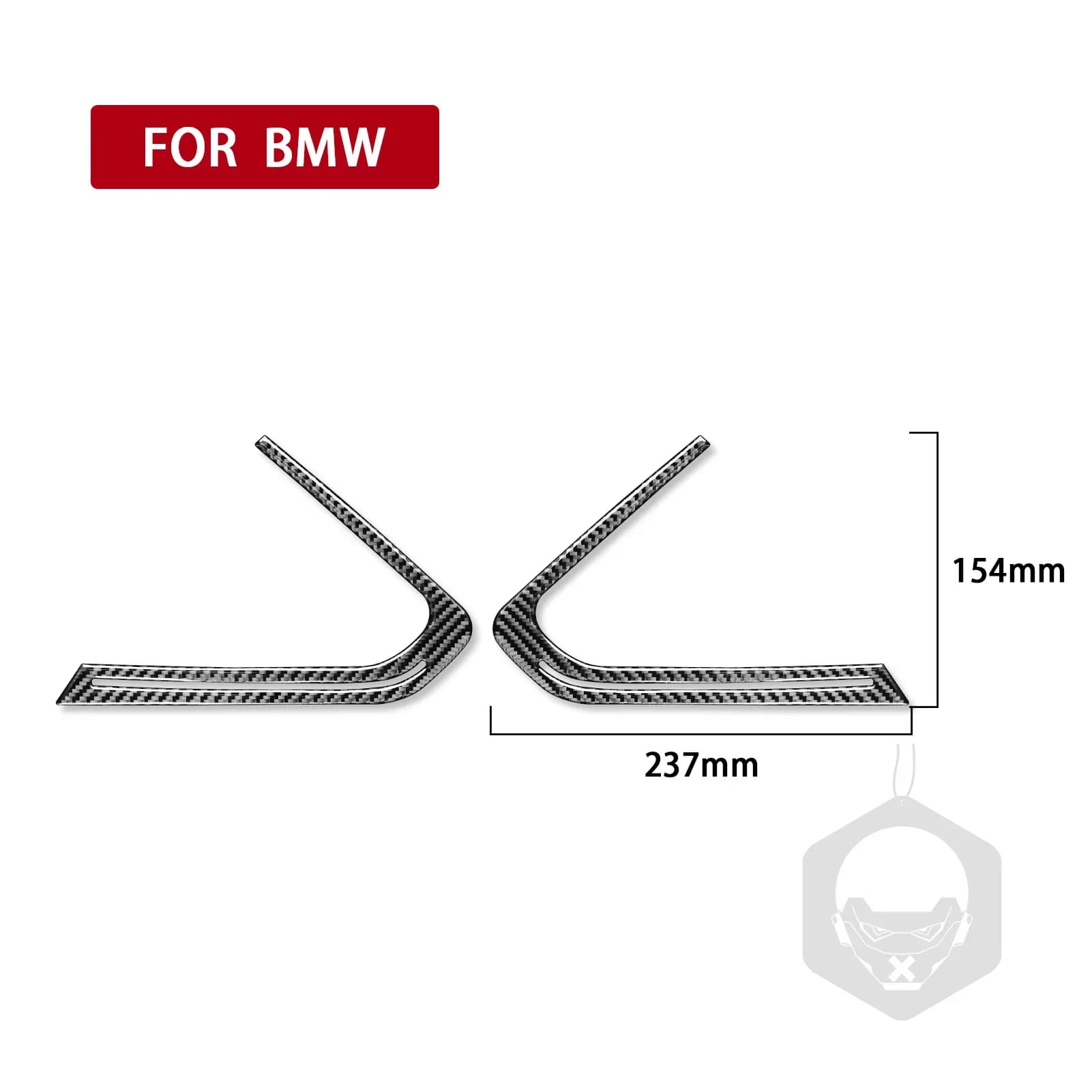 For BMW Z4 G29 2017-2024 Real Carbon Fiber Door Speaker Horn panel Decorative Strips Car Interior Decoration Accessories Sticker