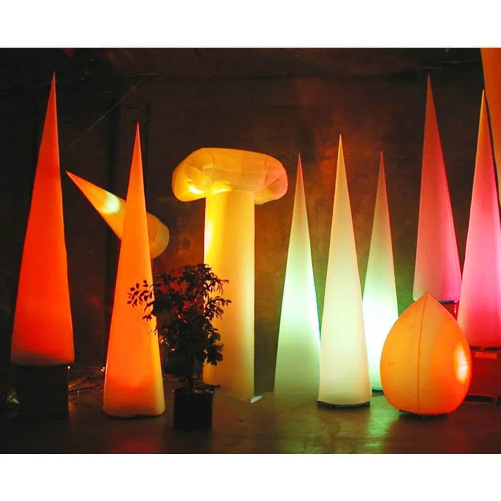 Party Led Lights Stage Concert Decoration Giant Inflatable Star Decoration for Party or Festival