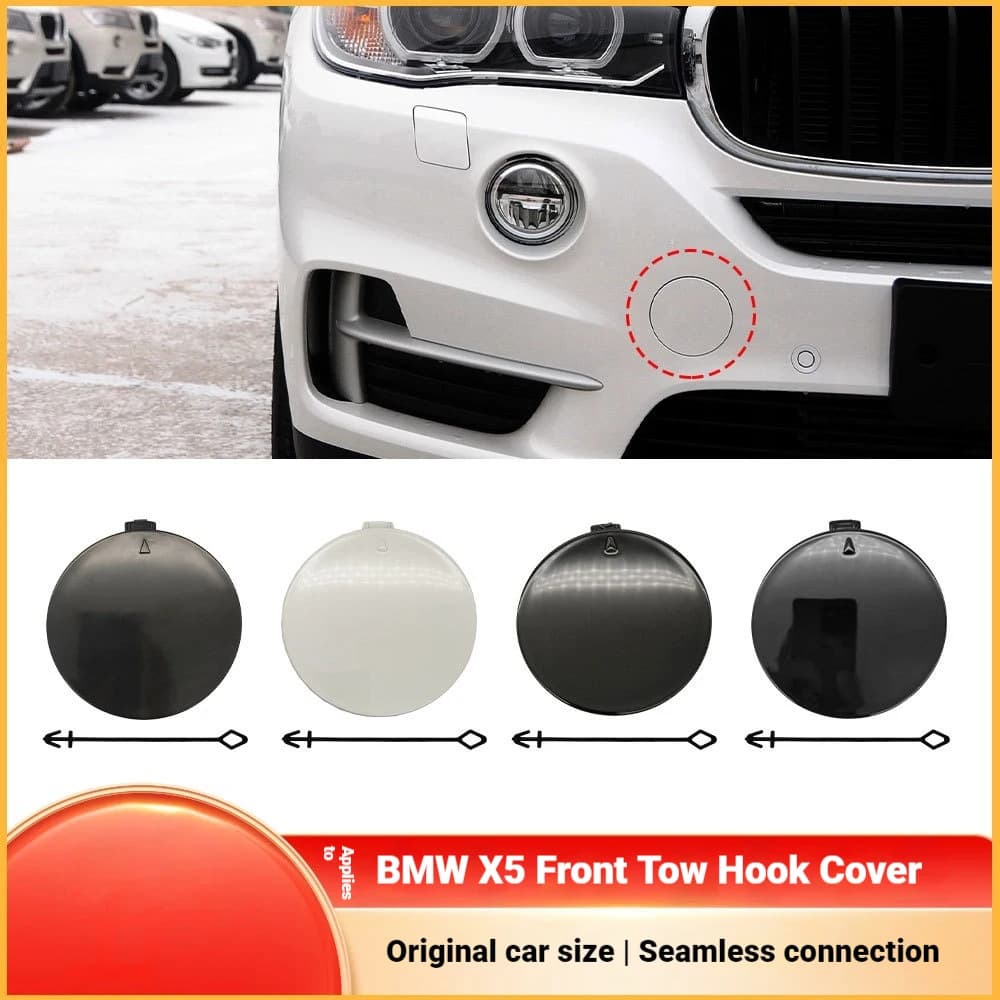 For BMW X5 Front Bumper Traction Hook Hole Cover F15 Front Bumper Trailer Cover 51117378591