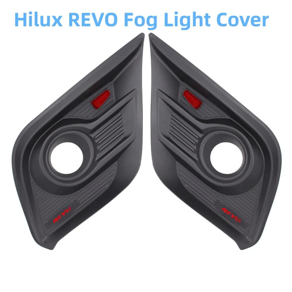 Fog Lamp Decoration Fog Light Cover Accessories For Toyota Hilux REVO 2015-2020 JDM Tuning Car Accessories Auto Styling Moulding