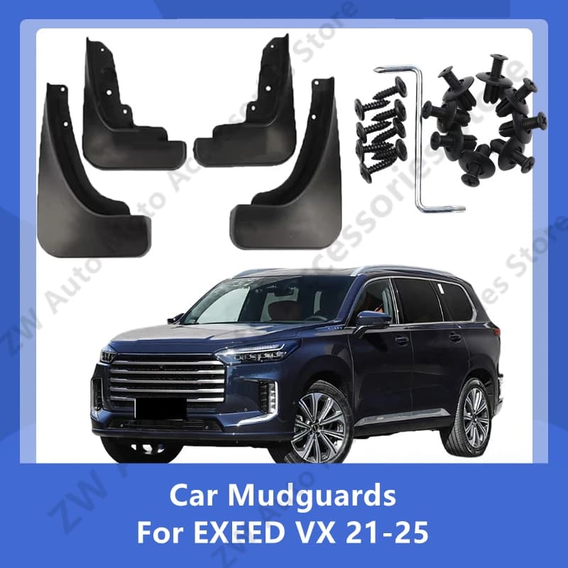 Car Mudguards For EXEED VX 21-25 Mud Guards Fender Flare Mudflaps Exterior Parts Auto Accessories Refit