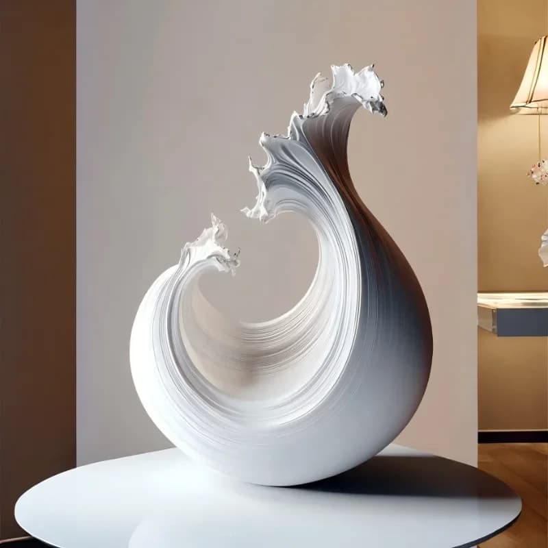 20cm Creative Ceramic Vase Decoration Living Room Entrance Desktop Dining Table Dried Flower Decoration