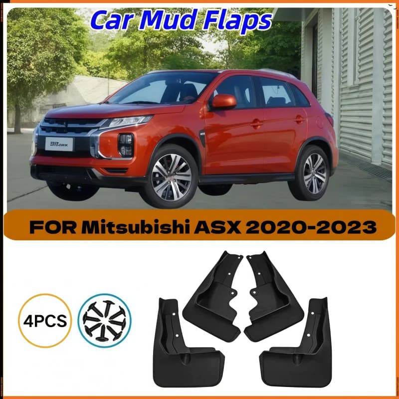 FOR Mitsubishi ASX 2020 2021 2022 2023 Mudguard Fender Mud Flap Guards Splash Mudflaps Car Accessories Front Rear 4pcs