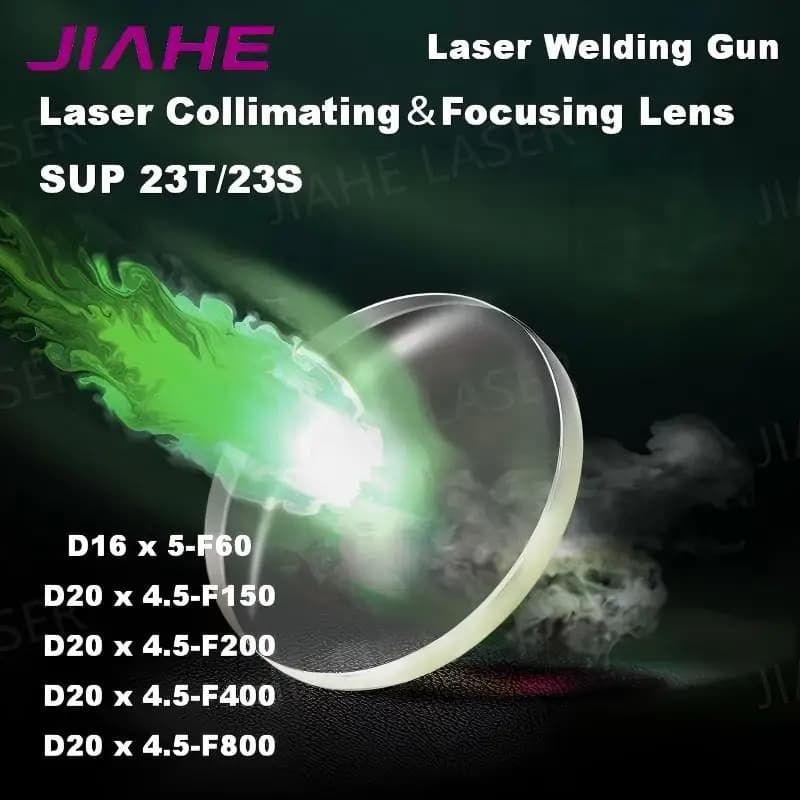Laser Welding Focusing Lens D20 F150 F200 F400 F600 F800 T4.5 Collimating Lens D16 F50 F60 T3.5 T5.0 for SUP WXS QILIN