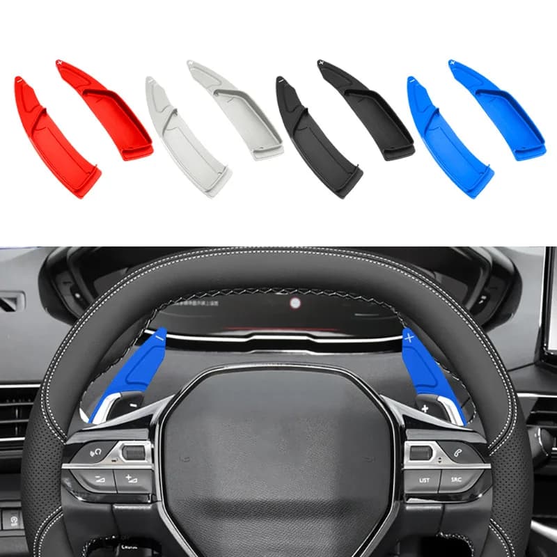 For Peugeot 508L/4008/5008/2008 steering wheel shift paddles,Car interior stickers