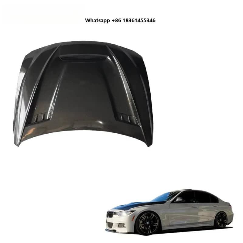 Car Modification Parts 3 Series F30 F35 Tuning New GTS Upgrade Style Carbon Fiber Front Bonnet Hood  F30 Engine Hoods