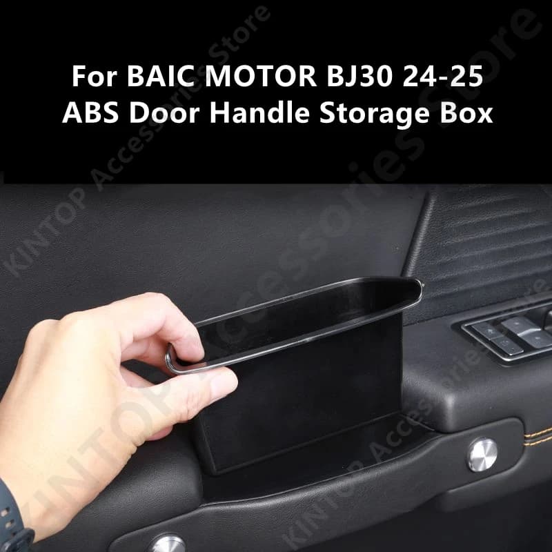 For BAIC MOTOR BJ30 24-25 ABS Door Handle Storage Box,Interior scratch-resistan Decoration Modification Protection Accessories
