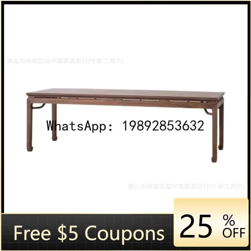 Z5 New Chinese Style Solid Wood Tea Table and Chair Set Northern Old Elm Zen Tea Table Kung Fu Tea Table