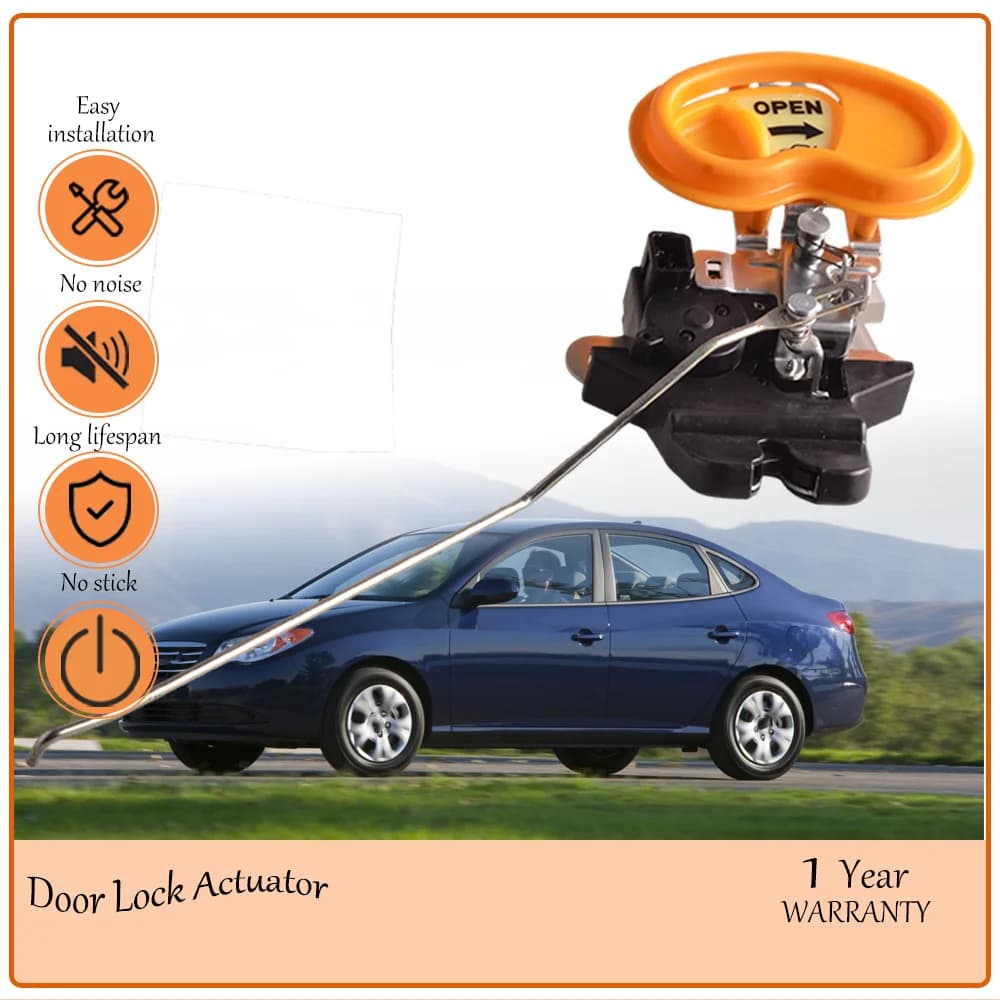 Anti-wear Rear Trunk Latchsuits Hyundai Elantra 2009-2010 Sedan, Stable Tailgate Lock Actuator,oe 81230-2H020,812302H020,937-131