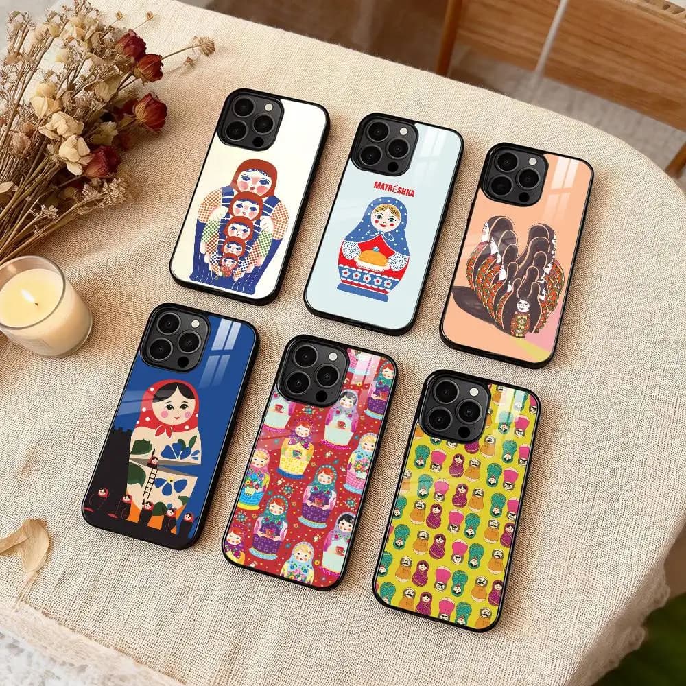 Russian Dolls Matryoshka Phone Case For iPhone 17,16,15,14,13,12,Plus,Pro,Max for Magsafe Magnetic Wireless Charging