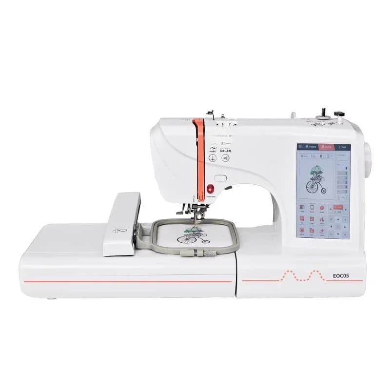 Mini Computerized Embroidery Machine Sewing Embroidery Machine with Sewing Smart LCD Monitor