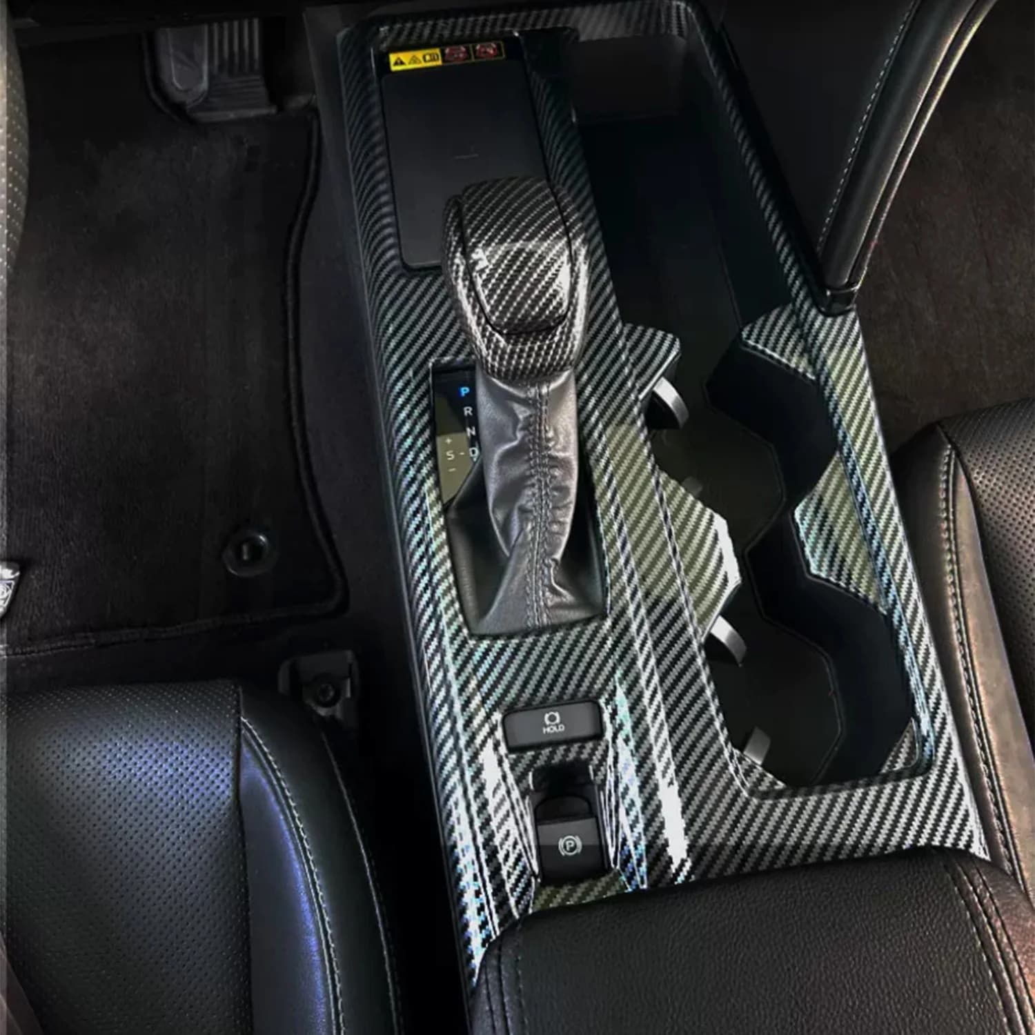 LHD! For Toyota Camry XV80 9th Gen 2025-2026 ABS Carbon Fiber Gear Shift Panel Frame Cover Trim Sticker 1PC (Not For US Version)