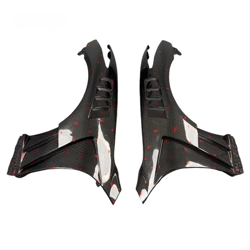New Honeycomb Carbon Fiber Mudguards for Infiniti G25/G35/G37, Lightweight Body Protection Kit