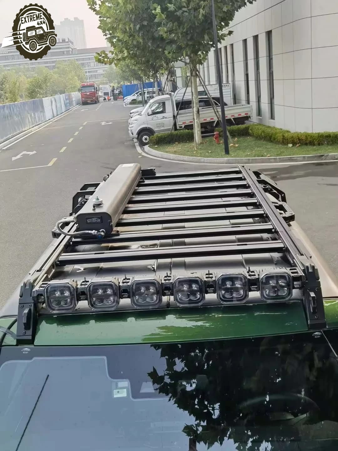 4x4 Manufacturing Top Mounting Roof Platform CNC Precision Engraving Baggage Carrier Roof Rack for Ford Bronco