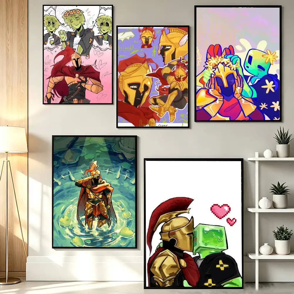 Game Art D-D3rlord3 Poster HD Self Adhesive Waterproof Wall Art Ideal for Home Office Dorm Gift