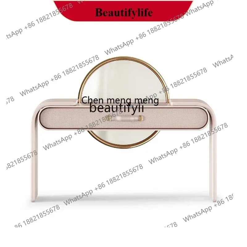 G153 57 Model room bedroom dresser simple small high-end light luxury makeup table dresser integrated
