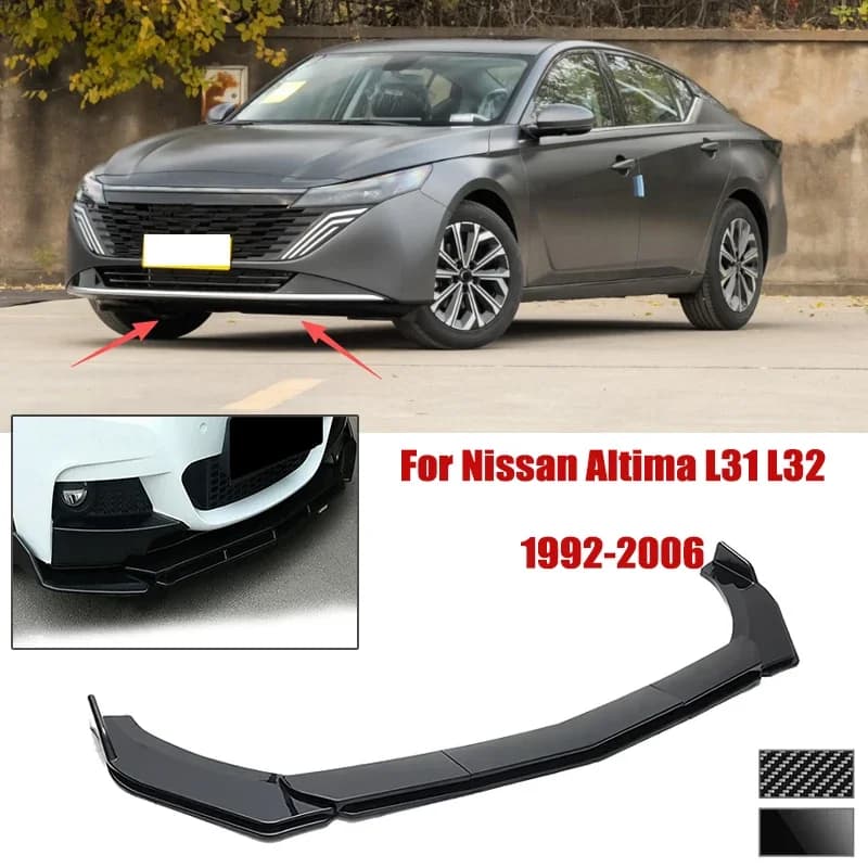 5pcs Front Bumper Shovel For Nissan Altima L31 L32 1992-2006 Spoiler Front Bumper Deflector Anti Scratch Protection Device