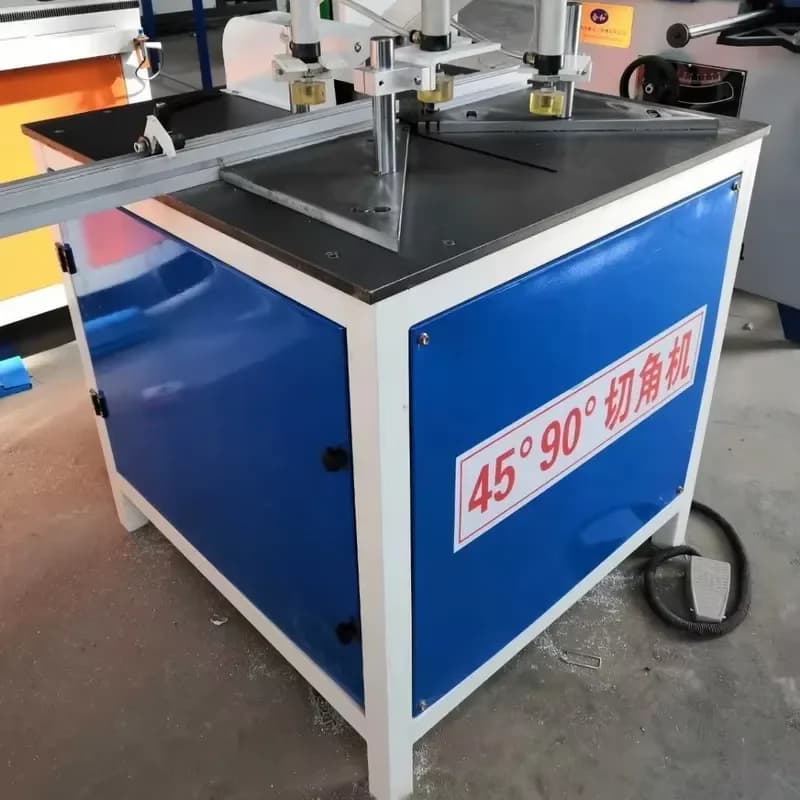 CE Certification New Aluminum Profile Cnc Double Head Cutting Saw Machine Multi Angle Aluminum Section Photo Frame Cutter