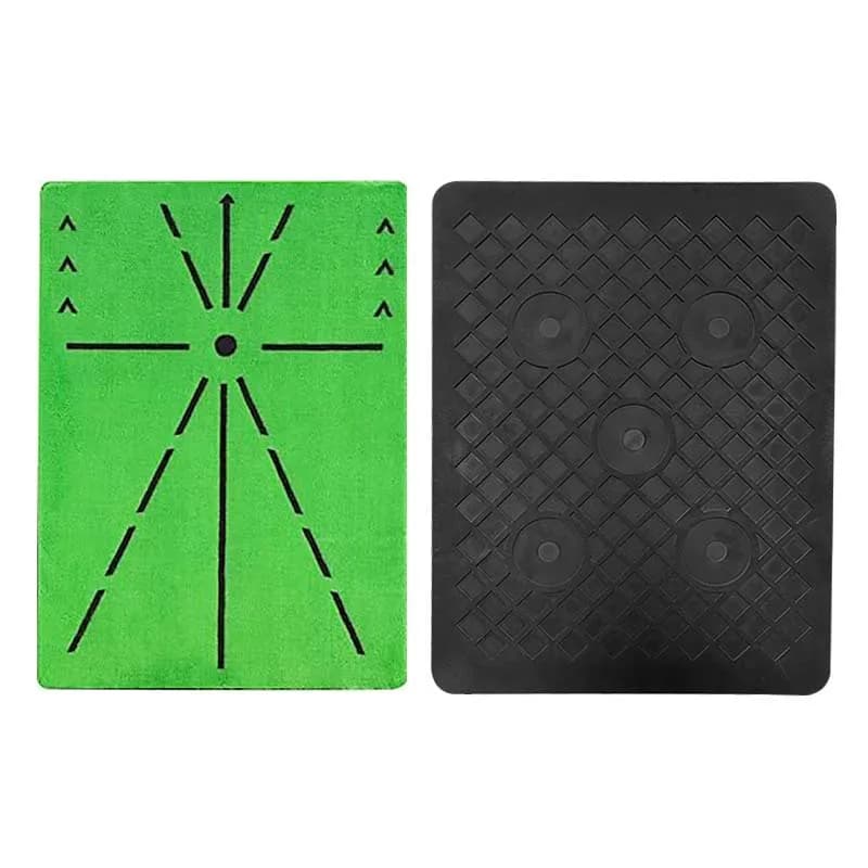 Golf flannel trajectory hitting mat Swing practice detection