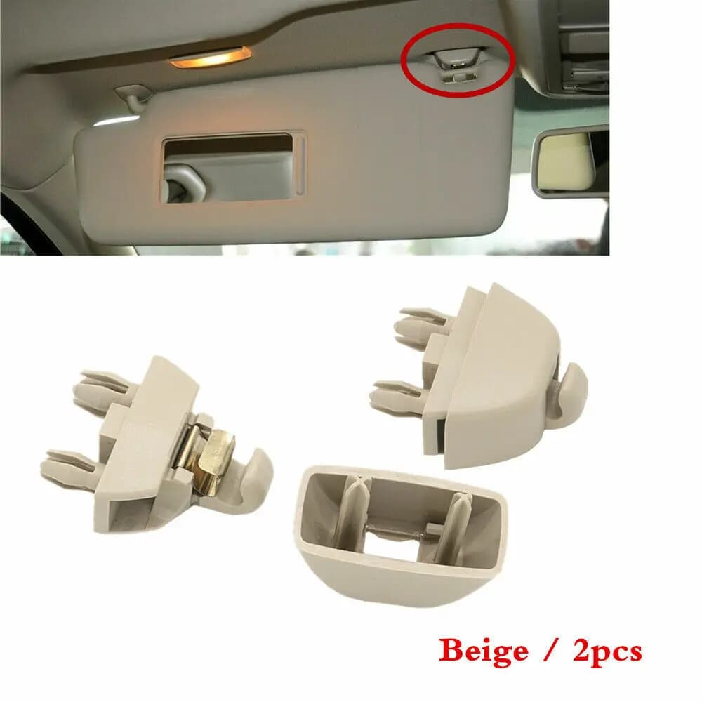 2PCS Sun Visor Clips For Passat B7 Polo Skoda Audi A6 C6 A7 A8 Seat Volkswagen Passat Polo Sun Visor Clip Mounting Clips