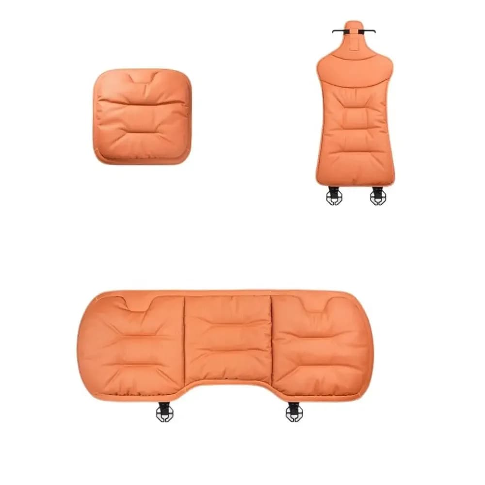 Non-slip Car Leather Cushion Universal Soft Ventilated Four-season Cushion Cotton Good Breathability Auto Seat Cushion