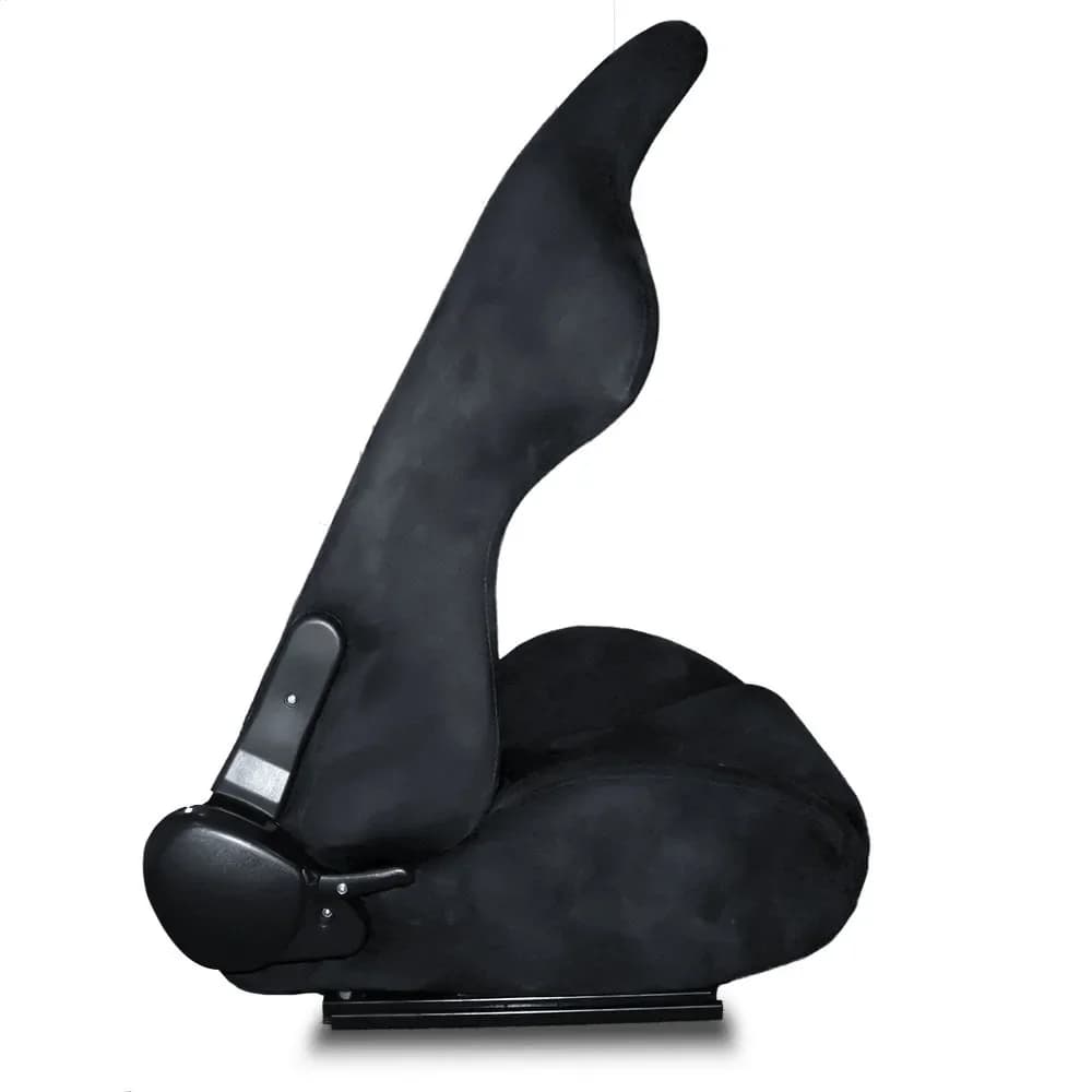 CXX custom modified universal new black suede seat with slide rail