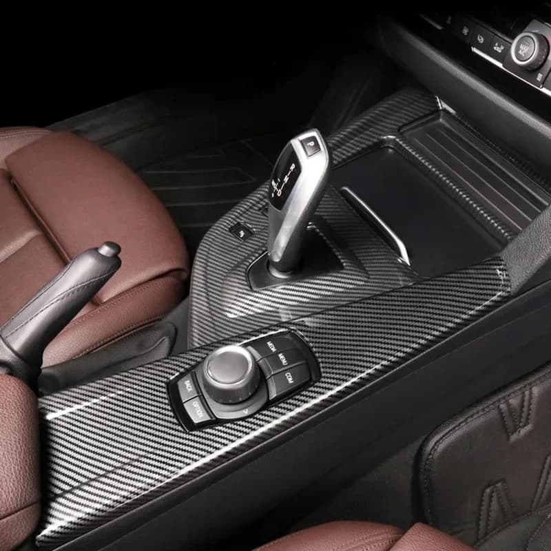 For BMW 3 4 Series F30 F31 F32 F36 2013-2019 Carbon Fiber Center Console Gear Shift Panel Cover Interior Trim Accessories