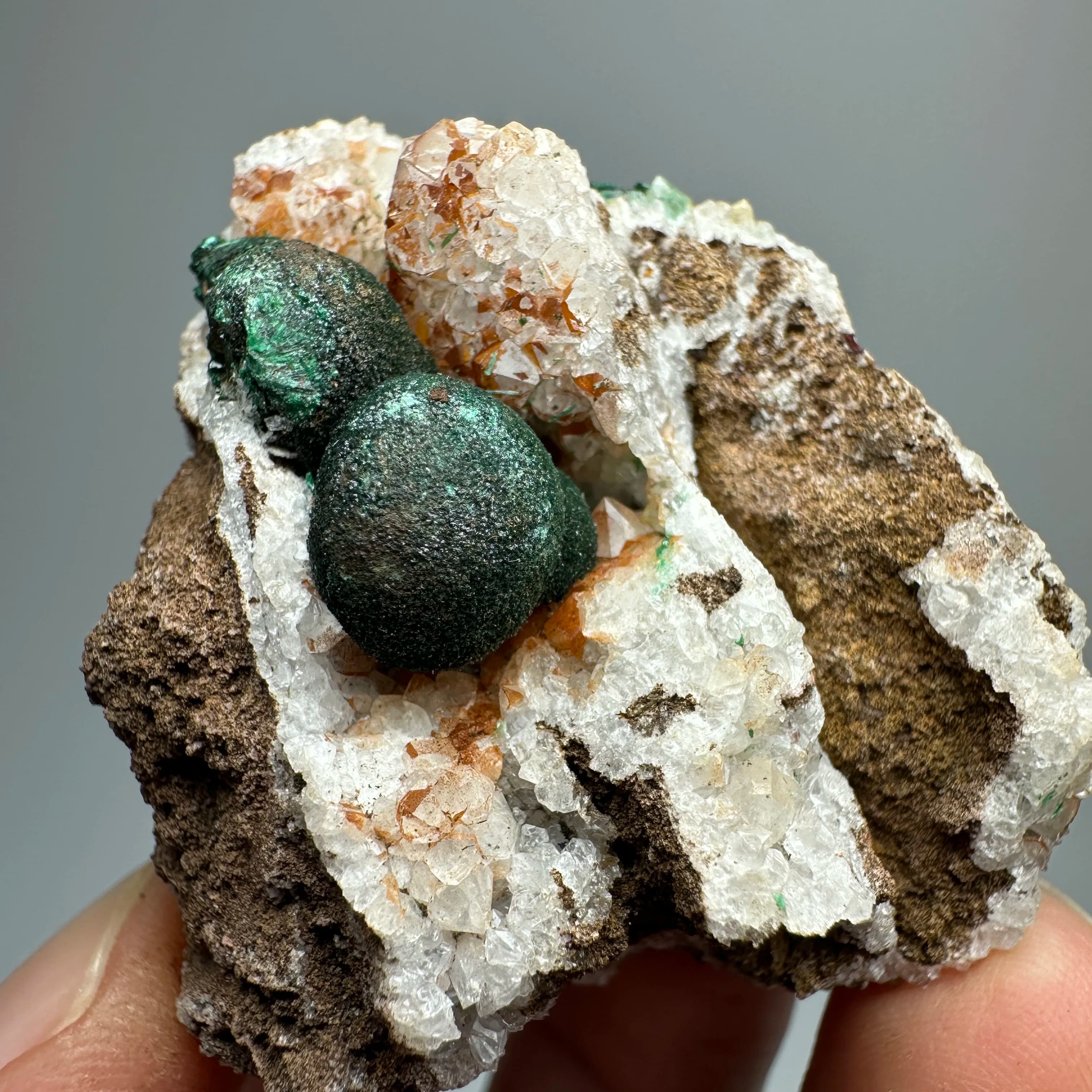 Natural Malachite With Quartz Crystal Mineral Specimen Stones And Crystals Healing Grystals Quartz Home Decorations