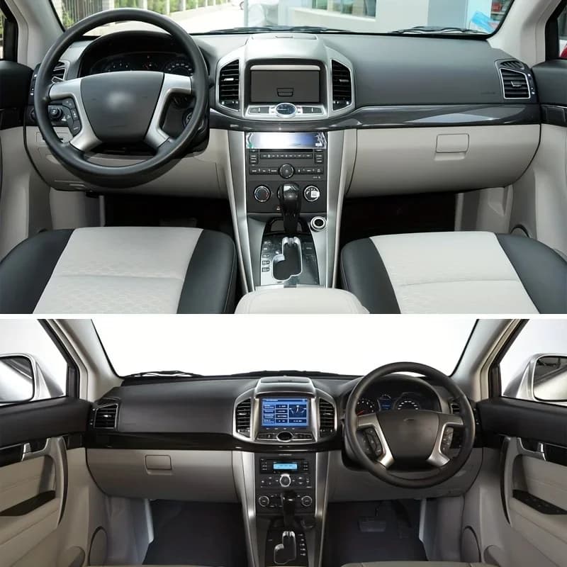 Carbon Fiber For Chevrolet For Captiva 2012-2017 Car Film Interior Stickers Center Console Gear Dashboard Door Handle Lift Panel