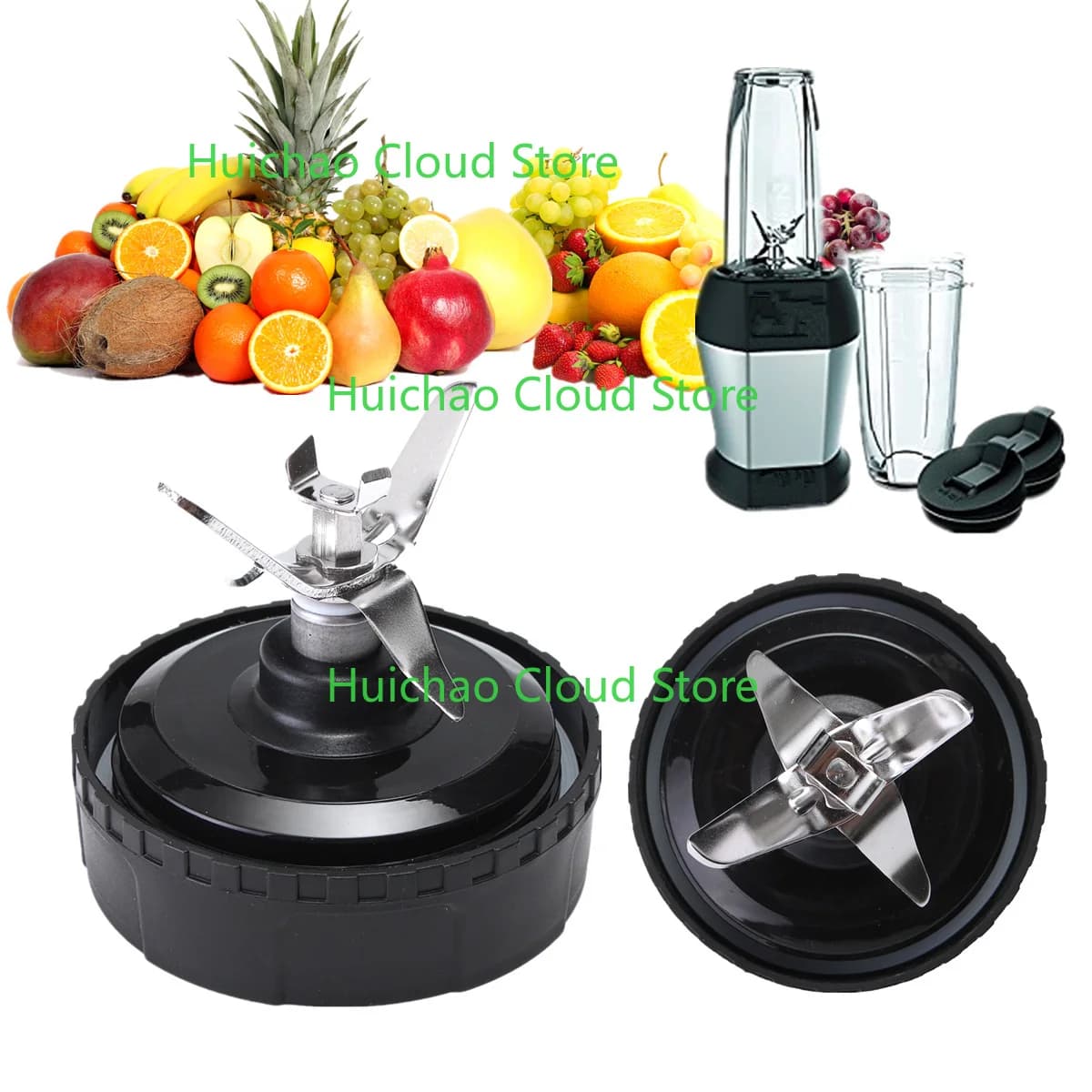 6 Fins Blade Assembly Replacement for 1700W Nutri Ninja Blender BL780 BL770 BL771 BL660