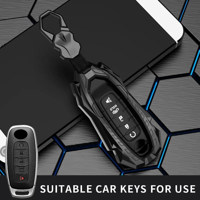 3 4 Buttons Remote Car Shell For Nissan X-trail T33 Qashqai J12 Teana Altima Ariya 2022 2023 Key Case Cover Holder Keychain