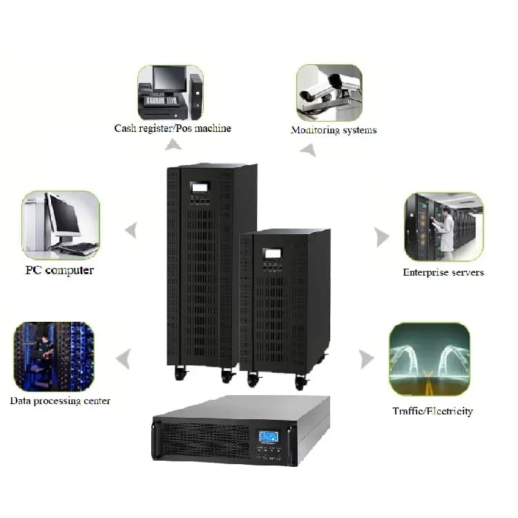 factory price rack installation online uninterruptible power supply 6-10KVA