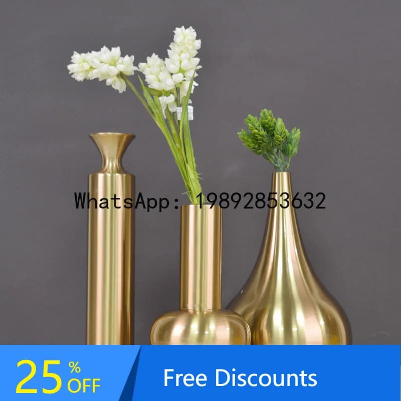 YFY Model Home Decor Metal Ornaments Soft Decorations Stainless Steel Crafts Creative Home Living Room