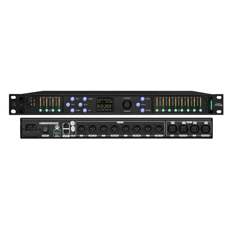 Professional 96k audio processor 4In8 metal structure automatic 96k speaker management audio audio equipment