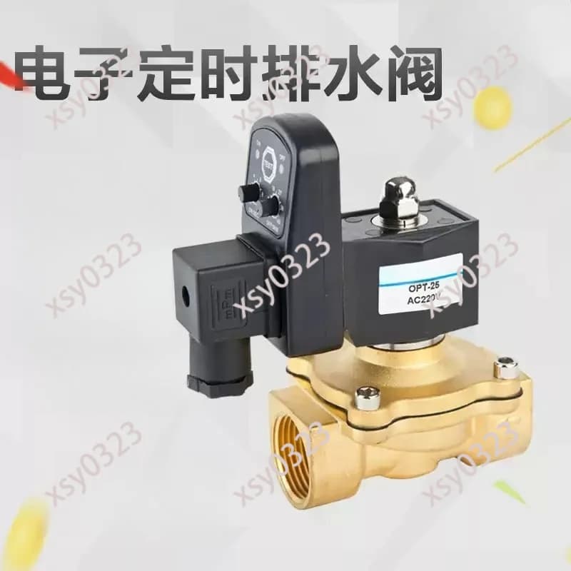 Automatic Timing Drain Valve DN15 DN20 24V 220V Air Compressor Drain Device