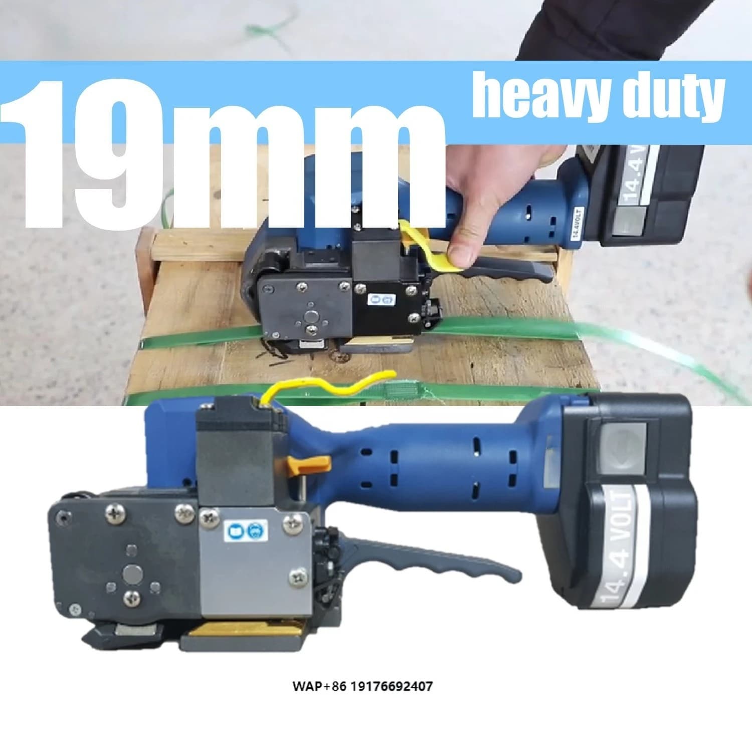 Handheld Battery Powered Strapping Tool Portable Case Strapping Machine