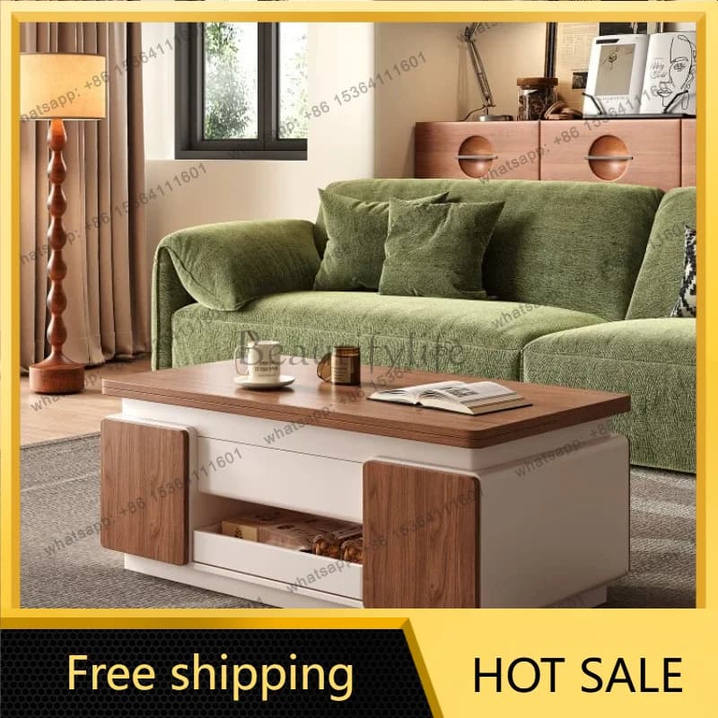 XX. Multifunctional lift coffee table dining table integrated dual-purpose living room household small apartment