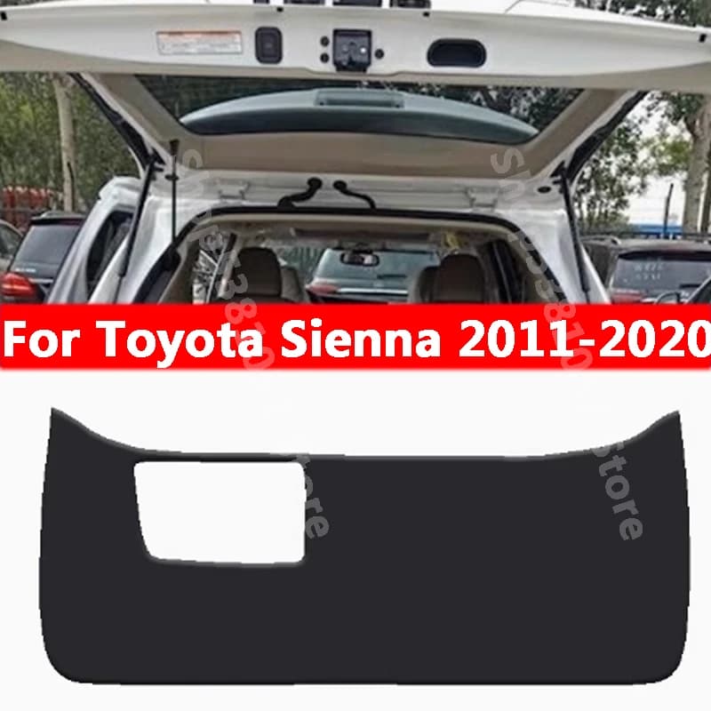 For Toyota Sienna 2011-2020 Car Rear Trunk Tailgate Protection Pad Trunk PU Leather Anti-dirty Pad Accessories Cover